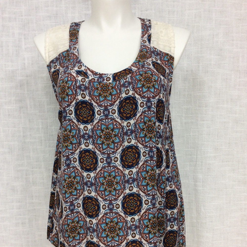 Rags to Wishes Sleeveless 1X Top